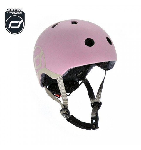 Scoot and Ride Kask - kask dla małych dzieci XXS-S | Rose